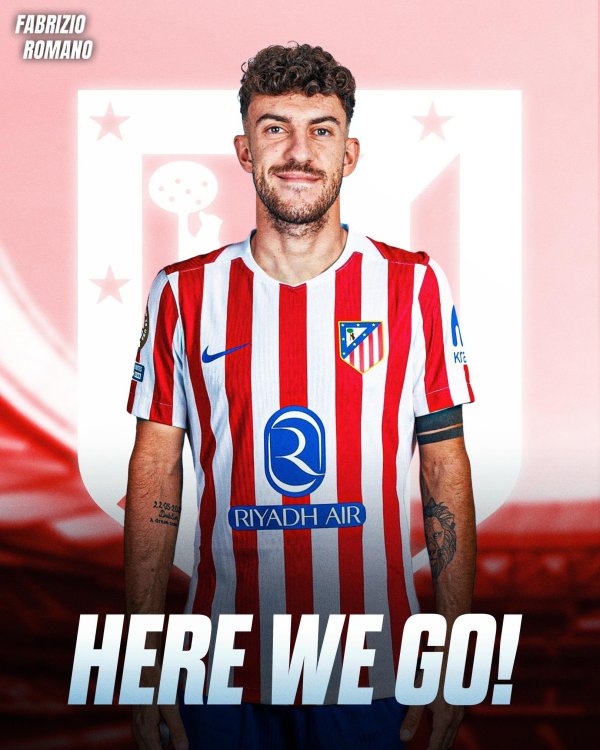 Here we go! Romano: Atletico signs 22-year-old left-back Rugeri, transfer fee of 20 million euros