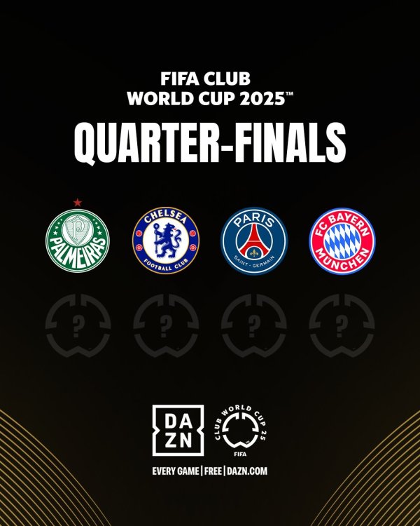 Target 7 seats⁉️Chelsea + Bayern + Paris + Real Madrid/Juventus, Europe has locked in half of the top 8 seats