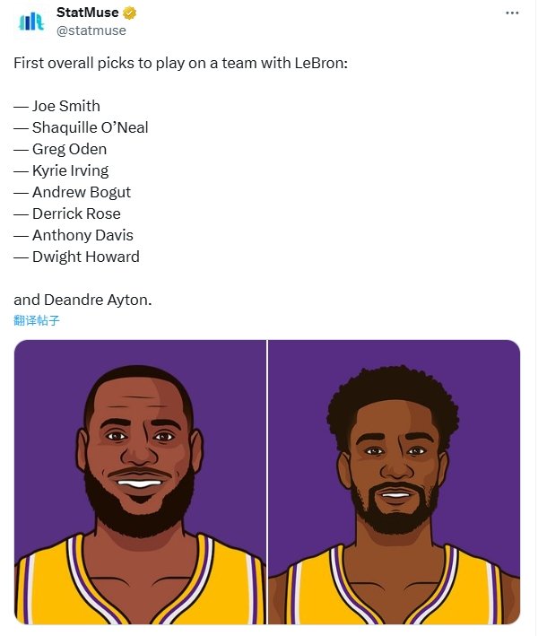 Ayton joins the Lakers! Data Media: The number of No. 1 picks who are teammates with James will reach 9