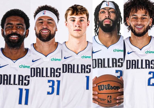 🔥Three No. 1 picks! The Mavericks  strongest starter: Irving, Clay, Flag, AD, and Levley!
