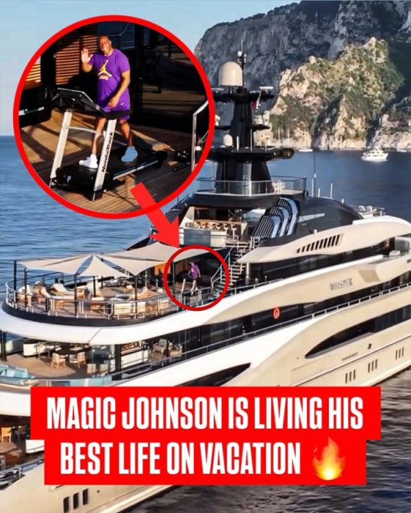 Versailles! Magicians exercise on a yacht: This beautiful scenery requires no motivation to exercise