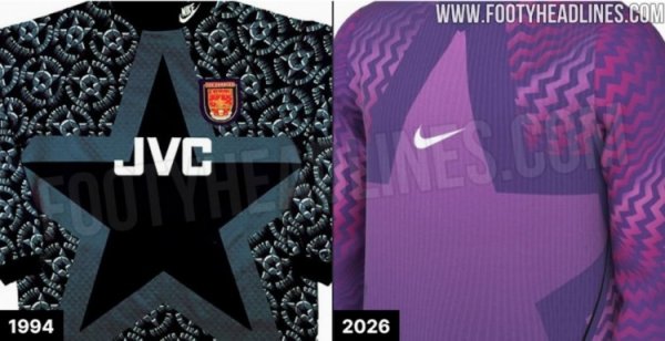 Nike 2026 World Cup and 26-27 season goalkeeper jerseys are exposed: Star pattern pays tribute to the 1994 classic model