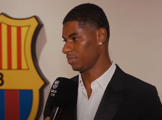 Rashford: Wearing the No. 14 is a glory, hoping to be one of the best scorers in Barcelona history