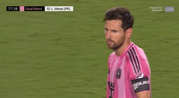 It took a long time! Messi s last penalty was in April, and he only had three penalty kicks after the 22 World Cup.