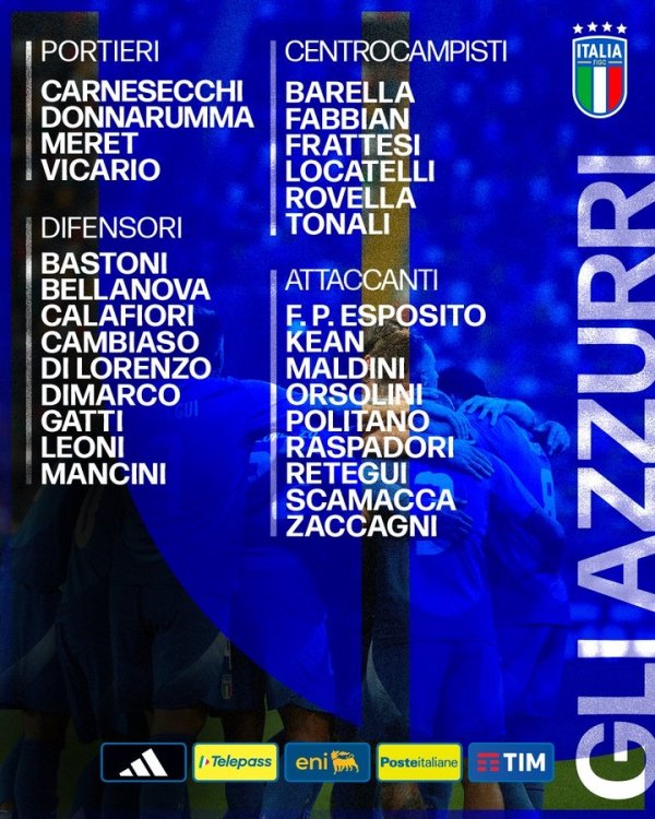 Gattuso s first coaching show! Italian list: Leoni and Esposito are the first to be selected