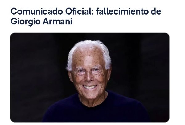 Armani s founder passed away, Real Madrid posted a message to mourn: I express my deep regret, may he rest in peace