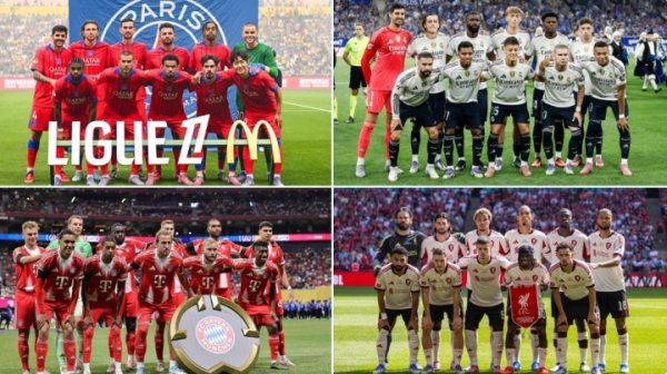 There is and only! Only one team left in England, West, Germany and France maintains a complete victory: Liverpool, Real Madrid, Bayern, Paris