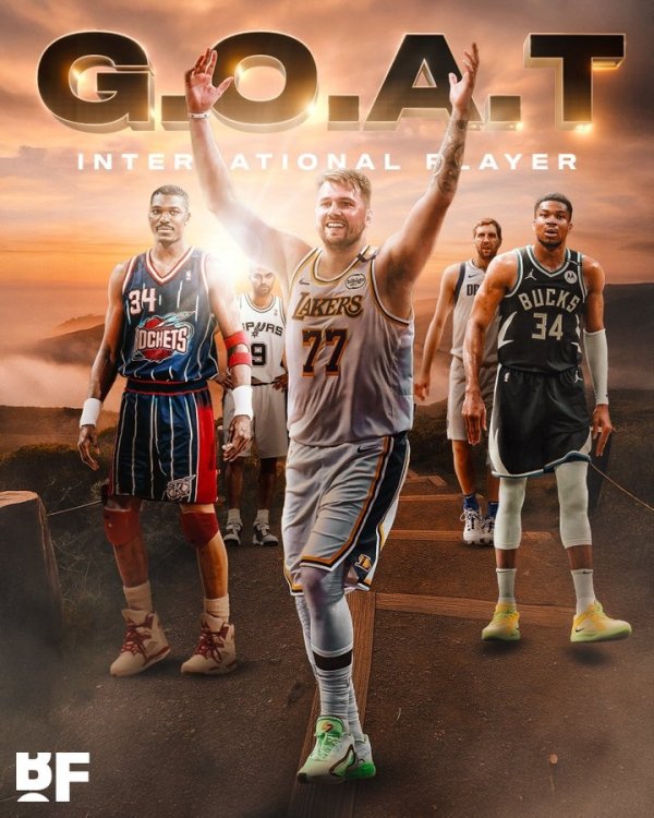 George: Doncic is very mature in playing style and has the opportunity to become the greatest international player in history