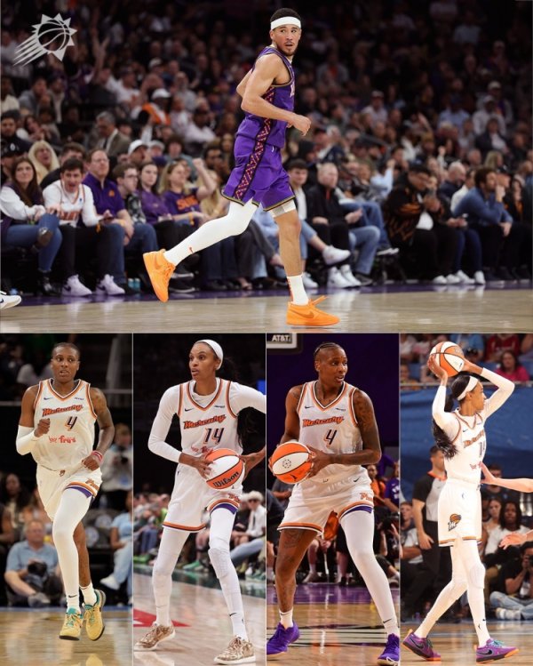 The Sun official sent a congratulatory message! Booker sneakers have become the most popular sneakers in the WNBA this season!