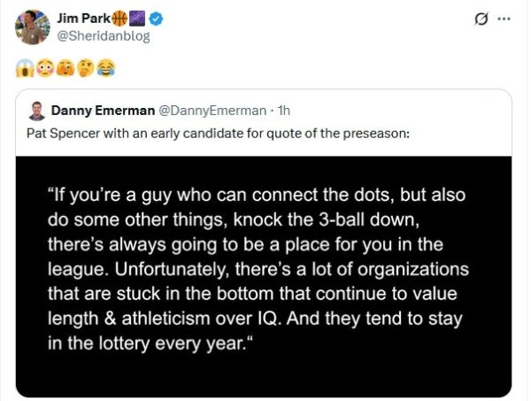 Already shocked! Spencer talks about the bottom team paying too much attention to body rather than skills. The media is speechless when posting emoticons
