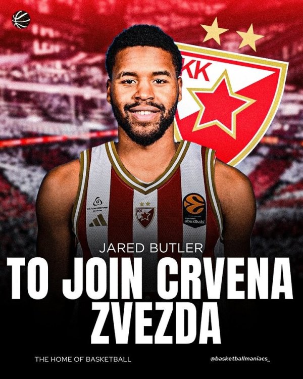 VS Lakers scored 35+7+9! European media: Jared Butler leaves NBA to join Red Star Belgrade