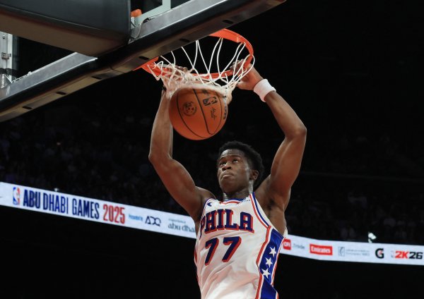 Edgecomb and Maxey combined for 74 points, second in history in the opening game, second only to Haden Wood in 2020.