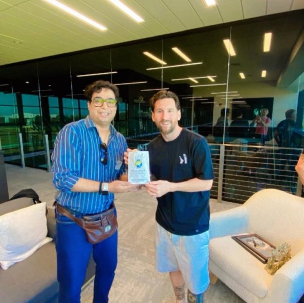 Operation Messi India trip! Entrepreneur: The ultimate plan is to bring Cristiano Ronaldo to India. I am a fan of both of them.