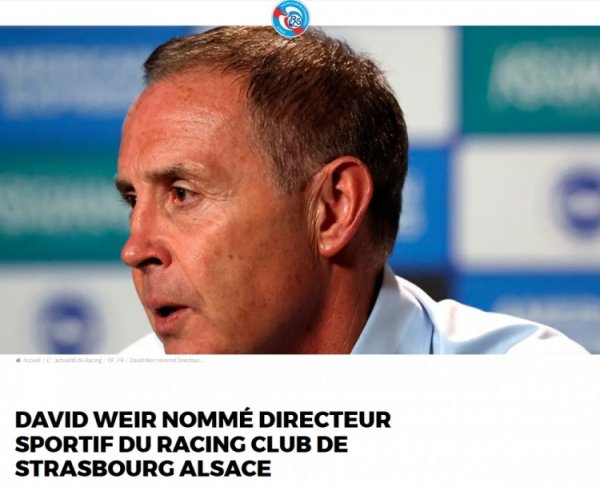 About as good as going to Chelsea 😂Official: Former Brighton director David Weir joins Strasbourg