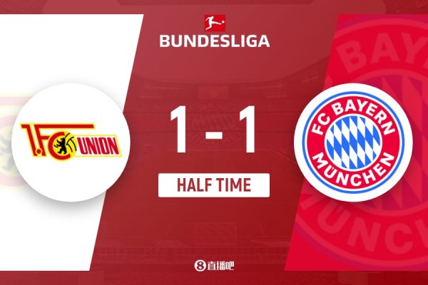 Halftime - Bayern temporarily 1-1 Union Berlin, Neuer s buttery hand Diaz scored with a magic ball + missed a single goal